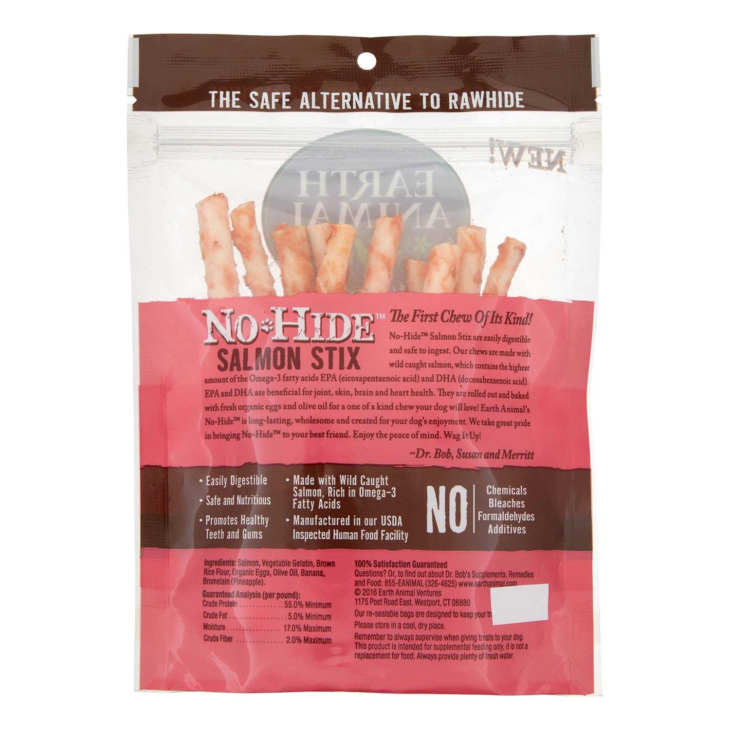 Earth Animal No Hide Salmon Stix