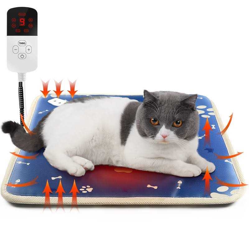 MILIFUN Pet Heating Pad for Cats Dogs Cat Heating Pad for Indoor Warming Mat