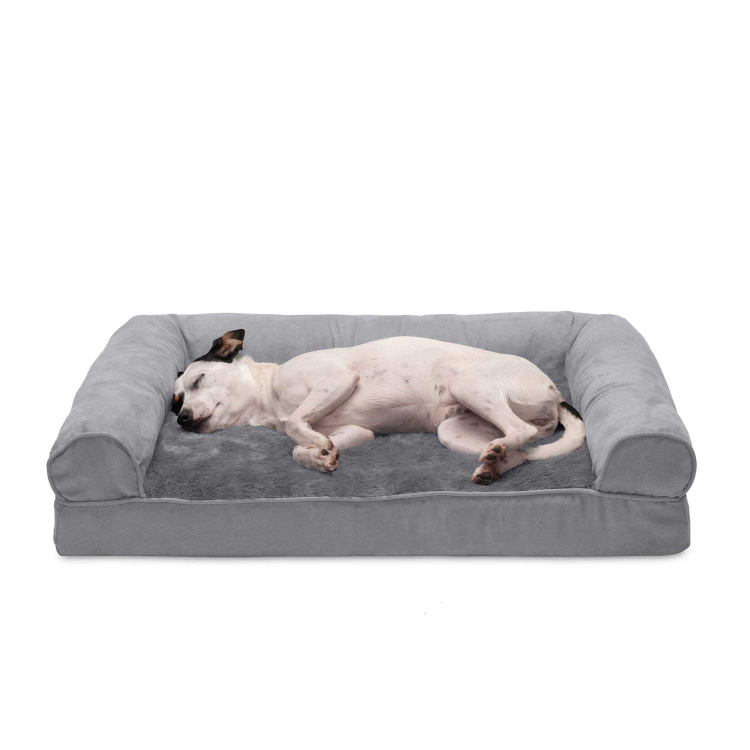 FurHaven Pet Quilted Sofa Dog Bed