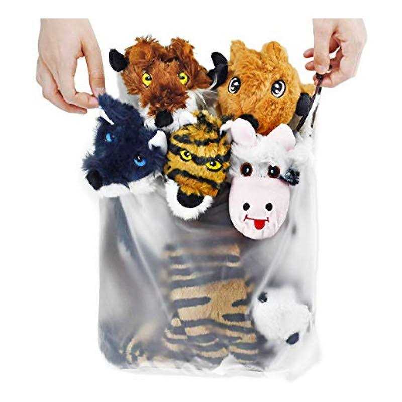 Best Pet Supplies Crinkle Dog Toy for Small, Medium, and Large Breeds, Cute No Stuffing Duck with Soft Squeaker, Fun for Indoor Puppies and Senior