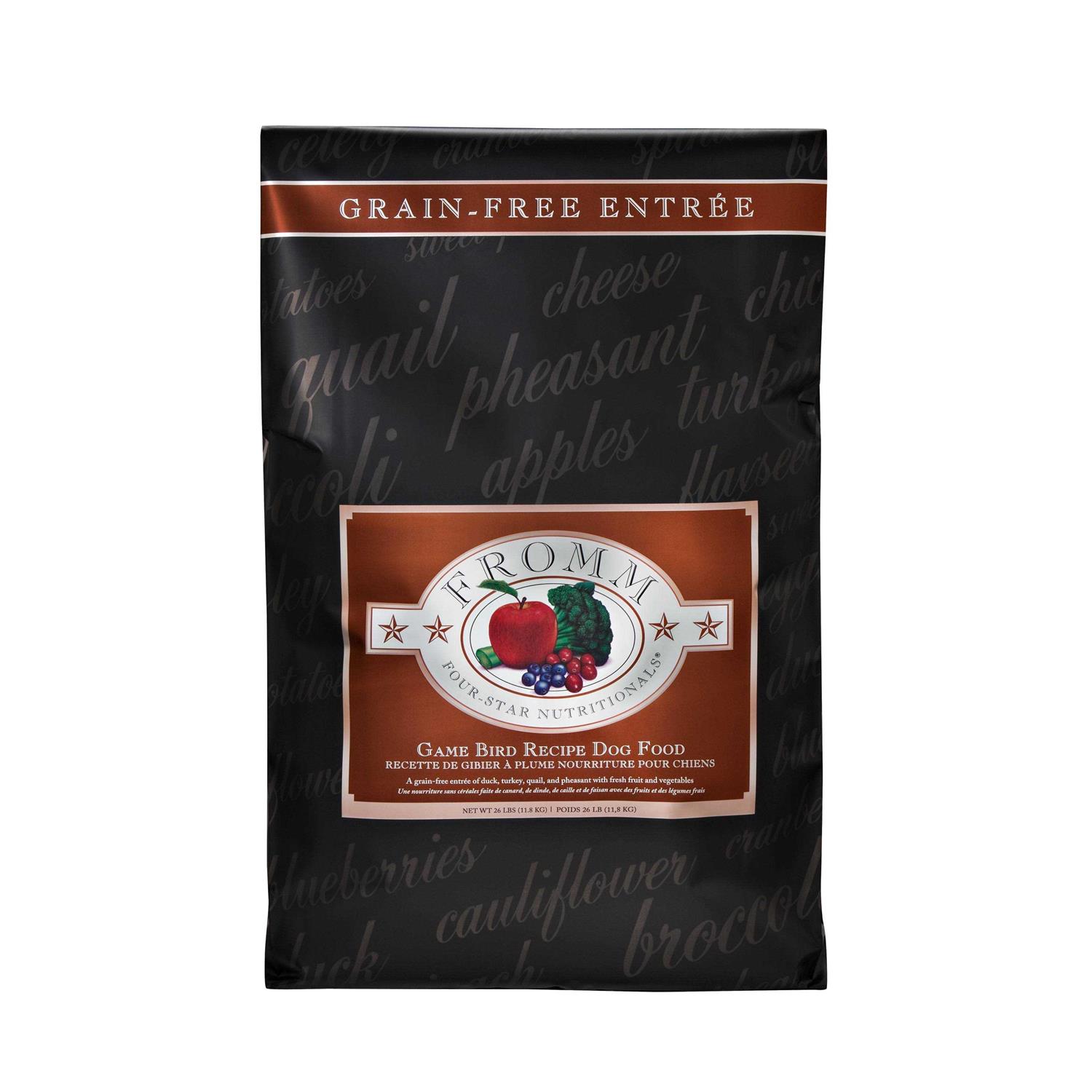 Fromm Four Star Dry Dog Food Game Bird Recipe