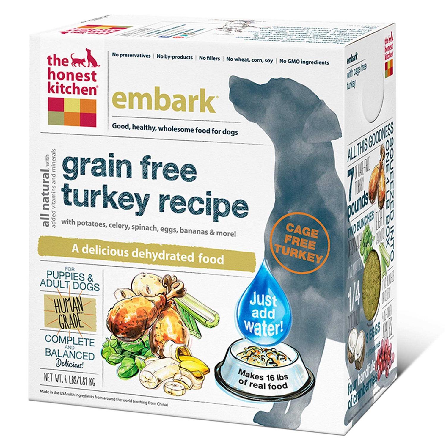 The Honest Kitchen Dehydrated Grain Free Turkey Dog Food