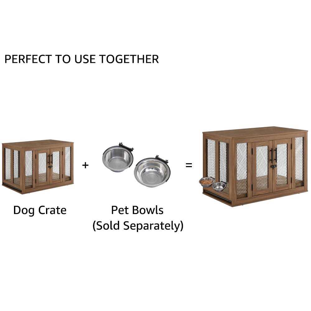 Unipaws Furniture Style Dog Crate with Tray