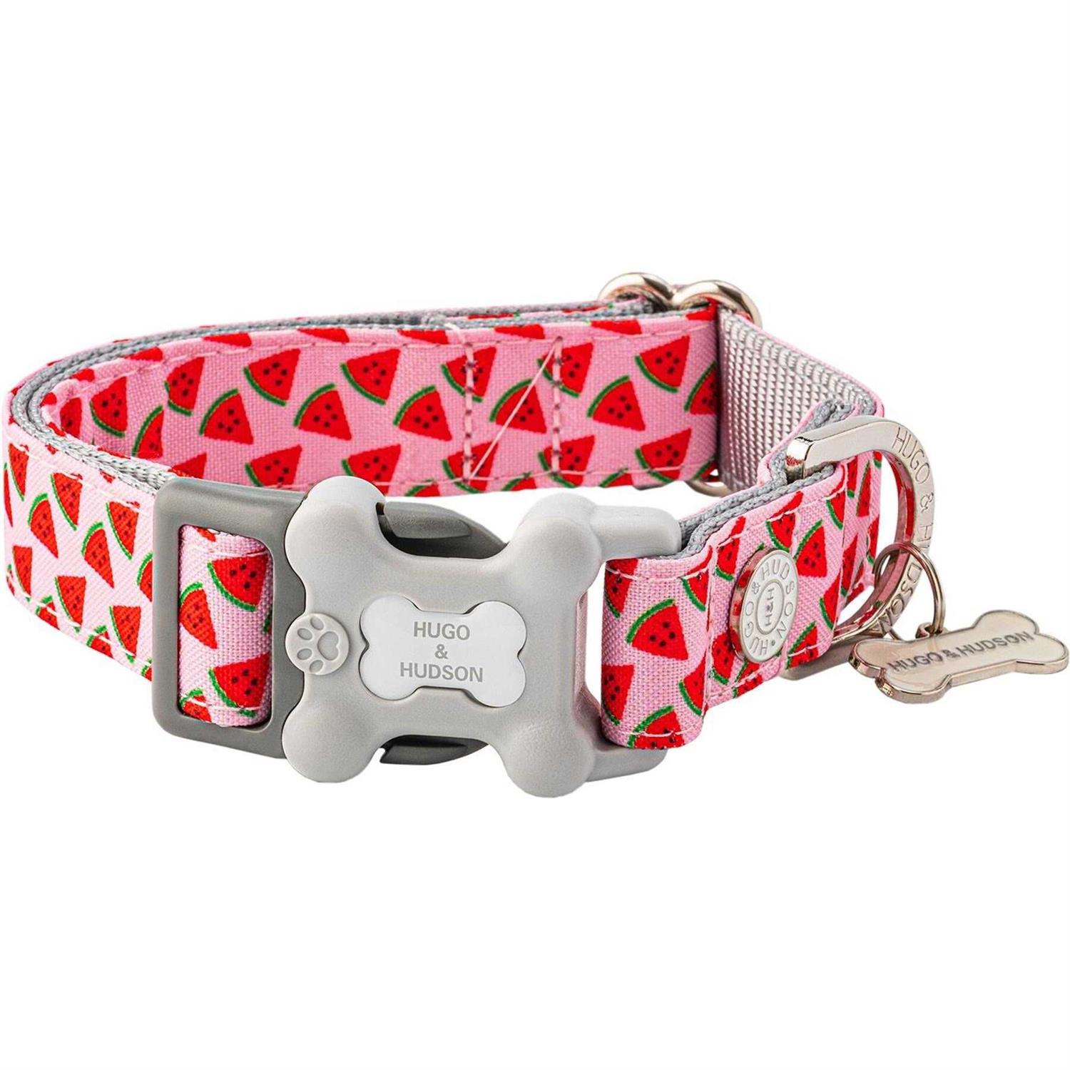 HUGO & HUDSON Fabric Nylon Dog Collar