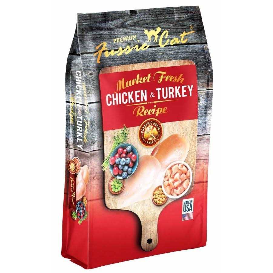 Fussie Cat Dry Cat Food Market Fresh Chicken Turkey