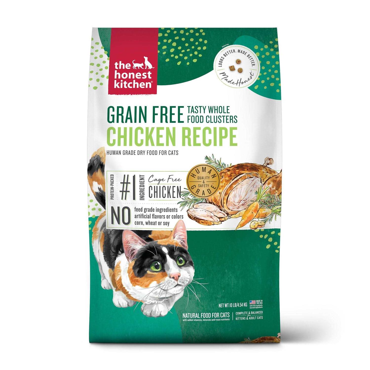 The Honest Kitchen Grain-Free Chicken Whole Food Clusters Dry Cat Food