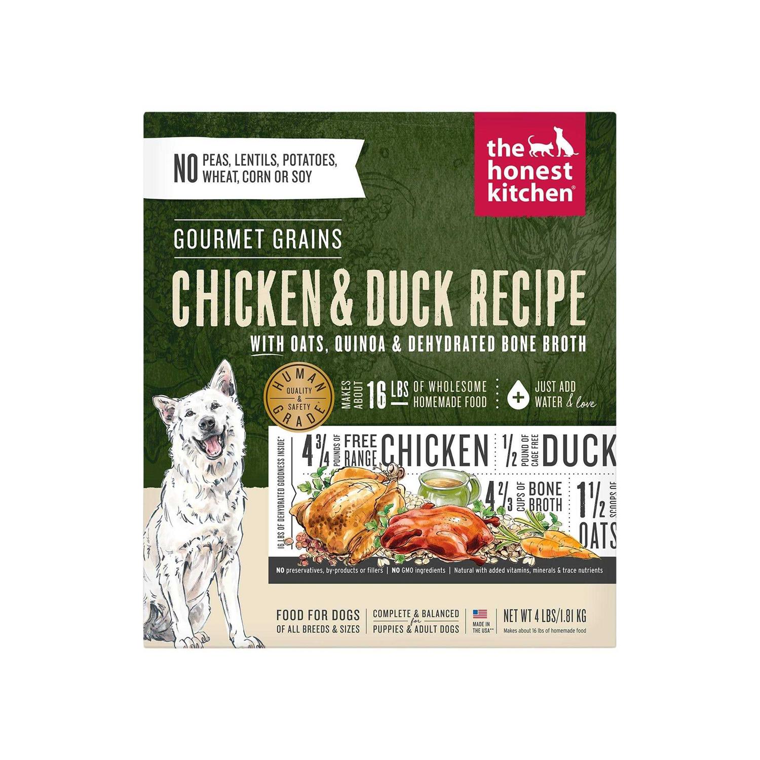The Honest Kitchen Dehydrated Gourmet Grains Chicken & Duck Dog Food