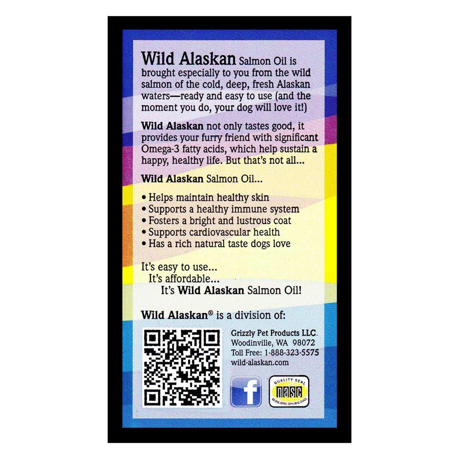 Wild Alaskan Salmon Oil Based Omega 3 Dog Food Supplement