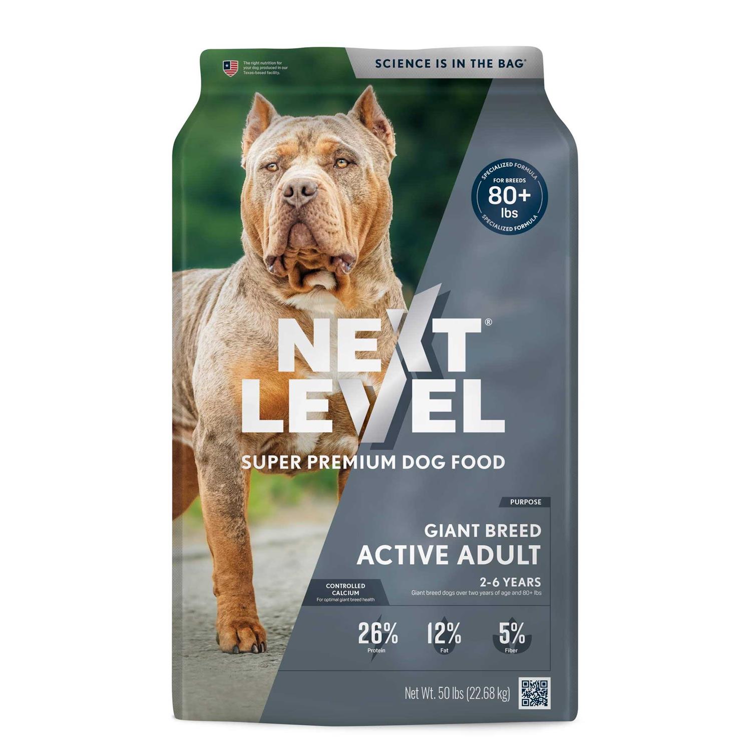 Next Level Giant Breed Active Adult Dry Dog Food