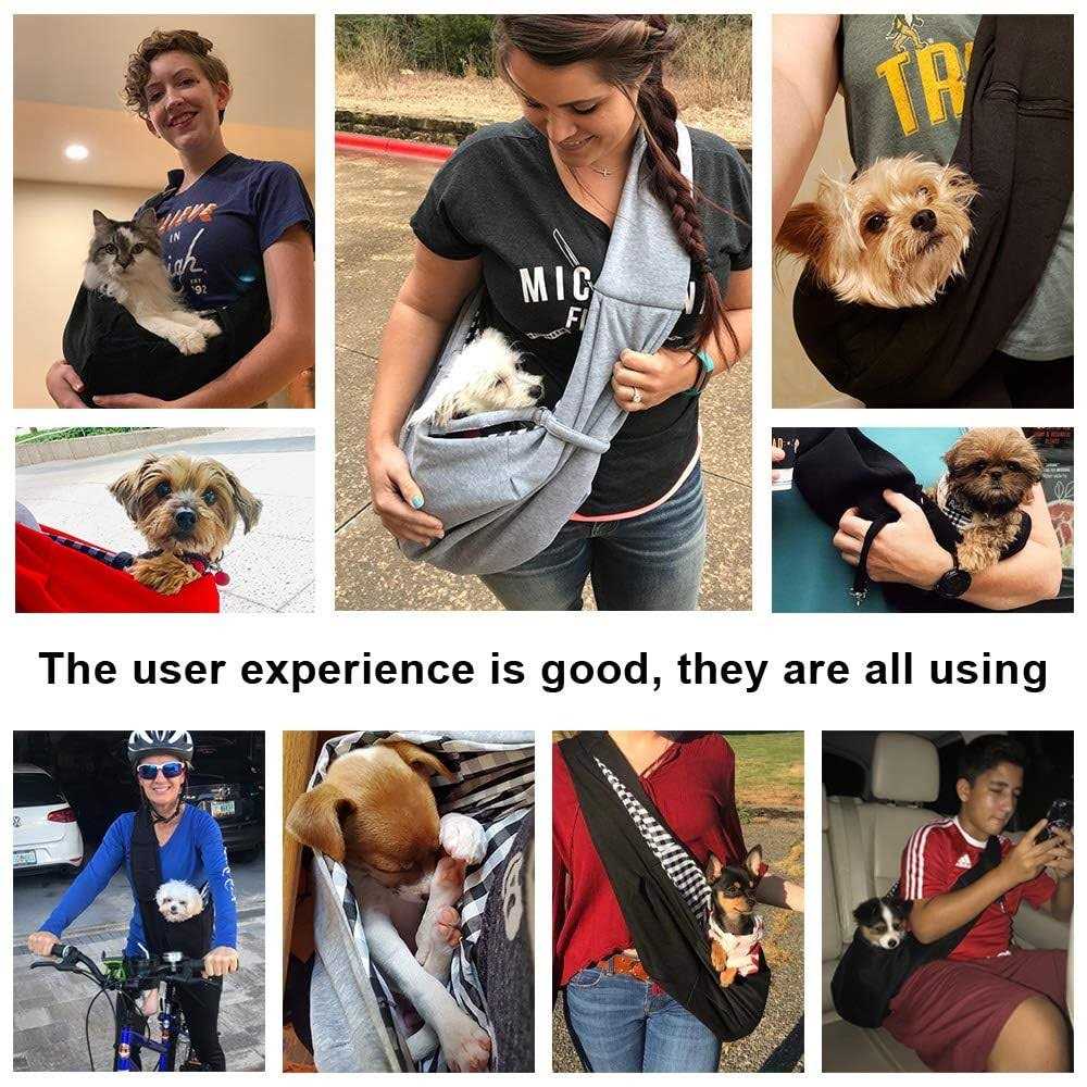 TOMKAS Dog Sling Carrier for Small Dogs Puppy Carrier for Small Dogs
