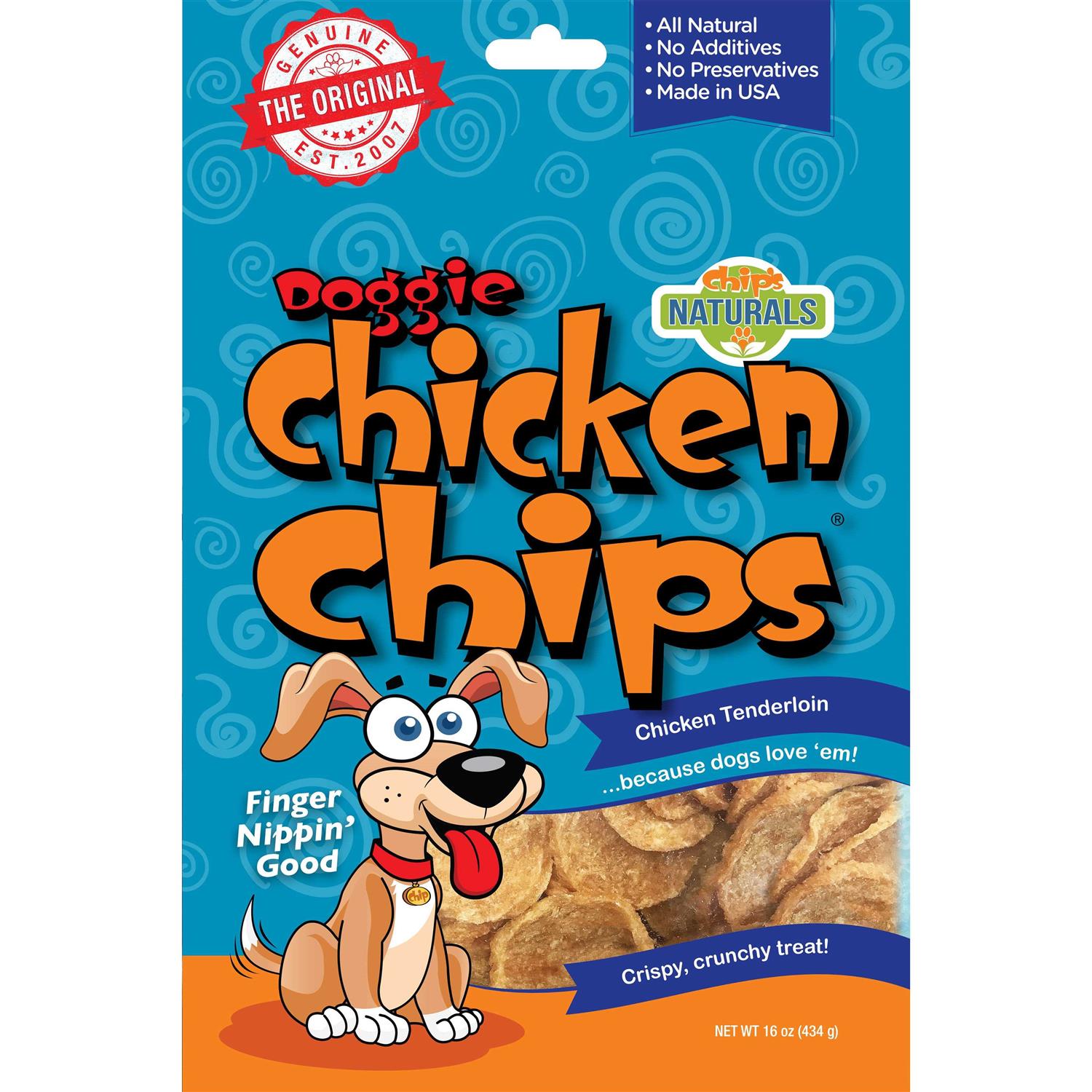 Doggie Chicken Chips Dog Treats