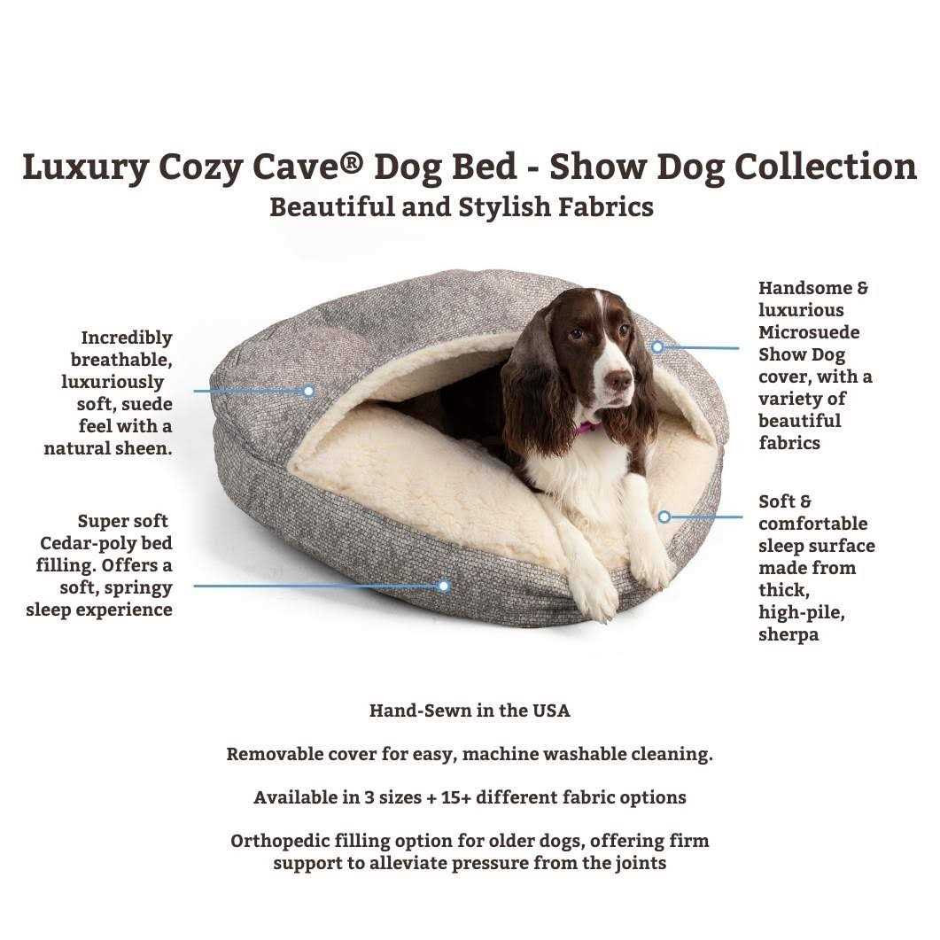 Snoozer Luxury Orthopedic Cozy Cave Pet Bed