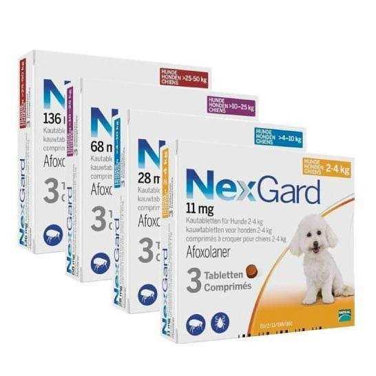 Nexgard Chews For Medium Dogs 10-25Kg
