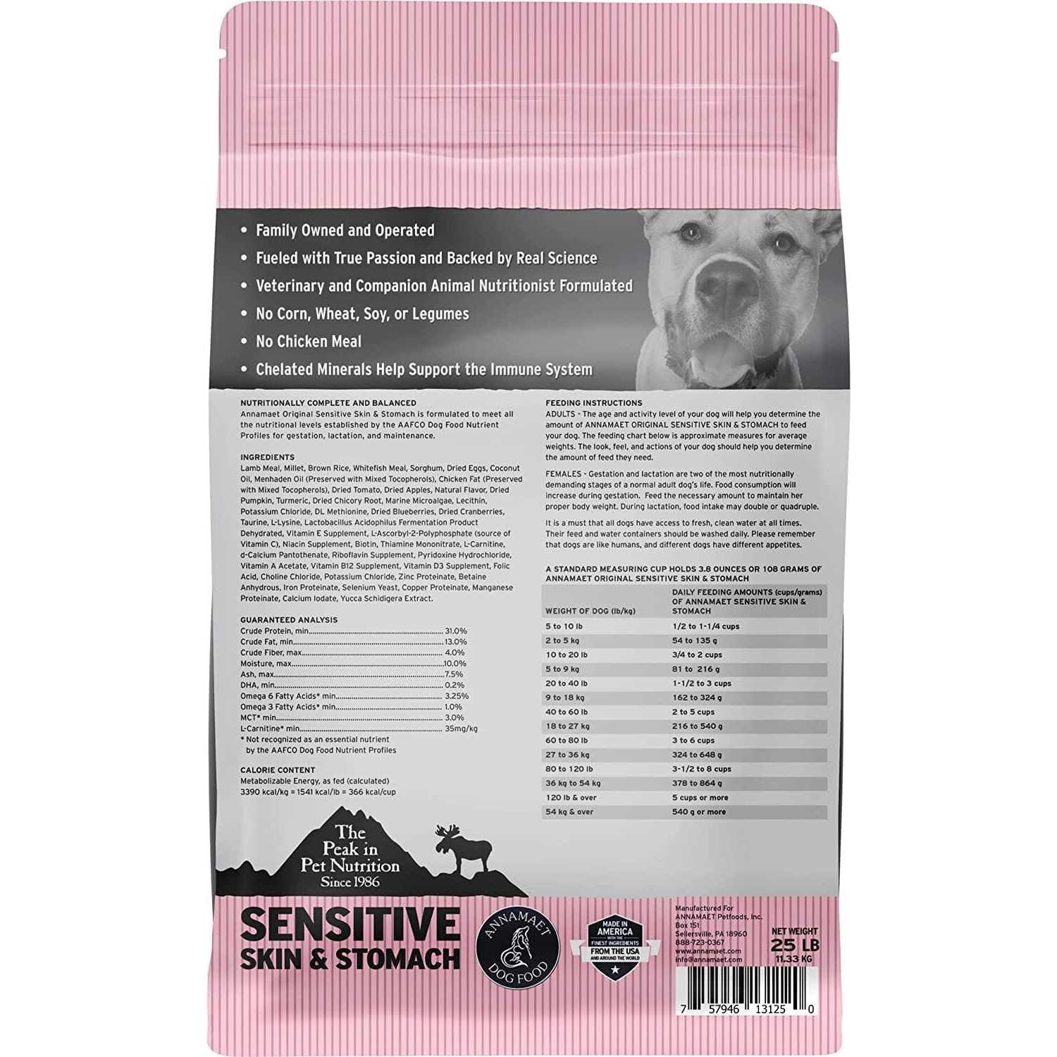 Annamaet Original Sensitive Skin & Stomach Dry Dog Food
