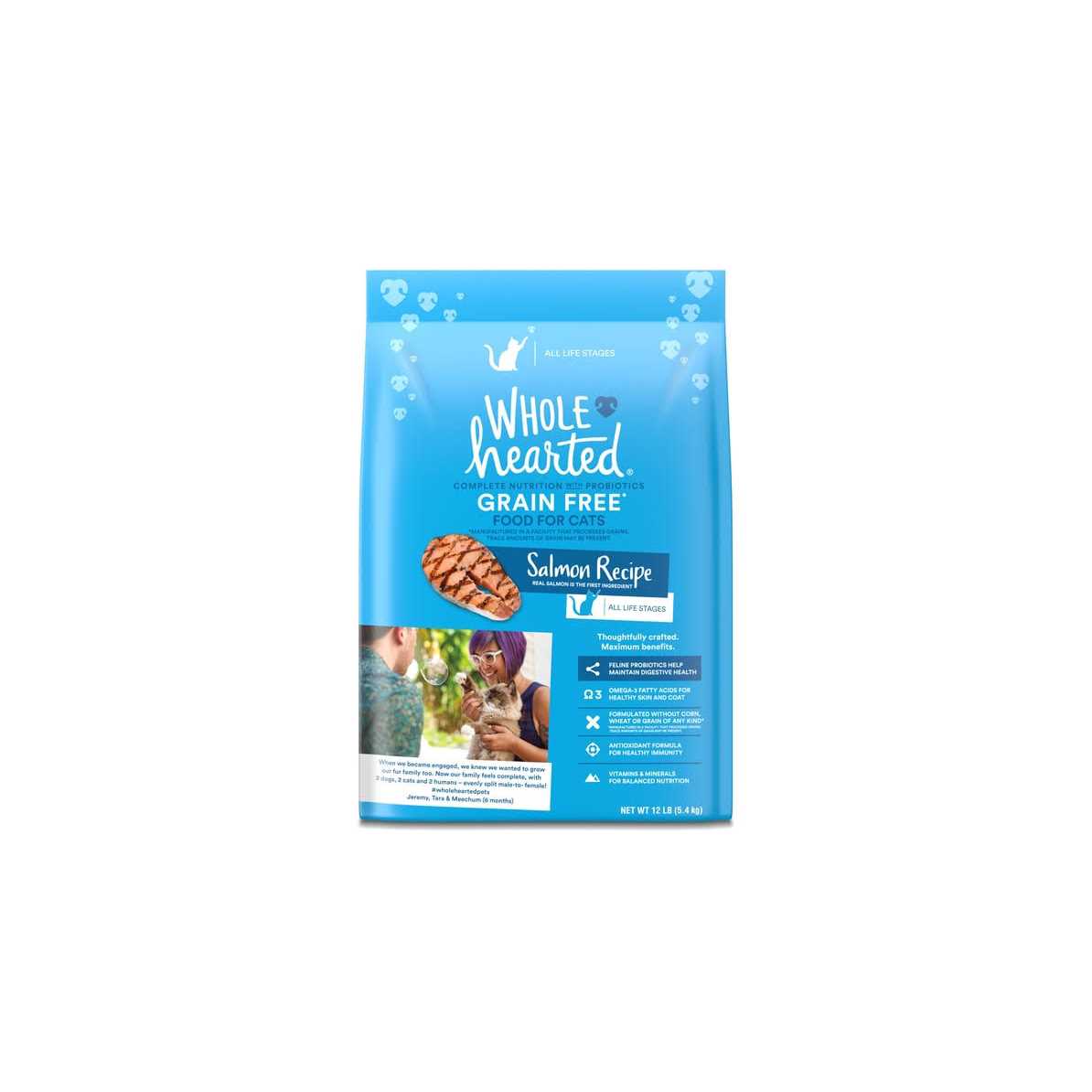 WholeHearted Grain Free Salmon Formula Dry Cat Food