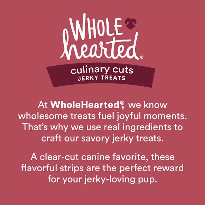 WholeHearted Culinary Cuts Recipe Jerky Dog Treats
