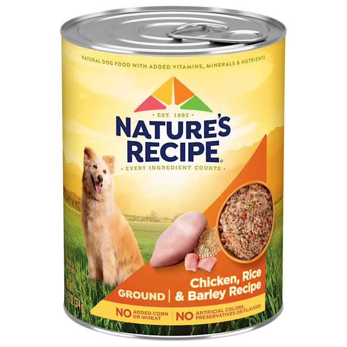 Nature’s Recipe Easy to Digest Adult Dog Food Chicken Meal Rice & Barley