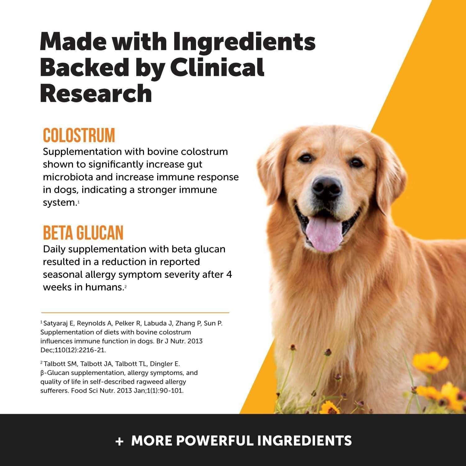 Pet Honesty Dog Max Strength Allergy Support Supplement w Probioitcs Omegas and Zinc