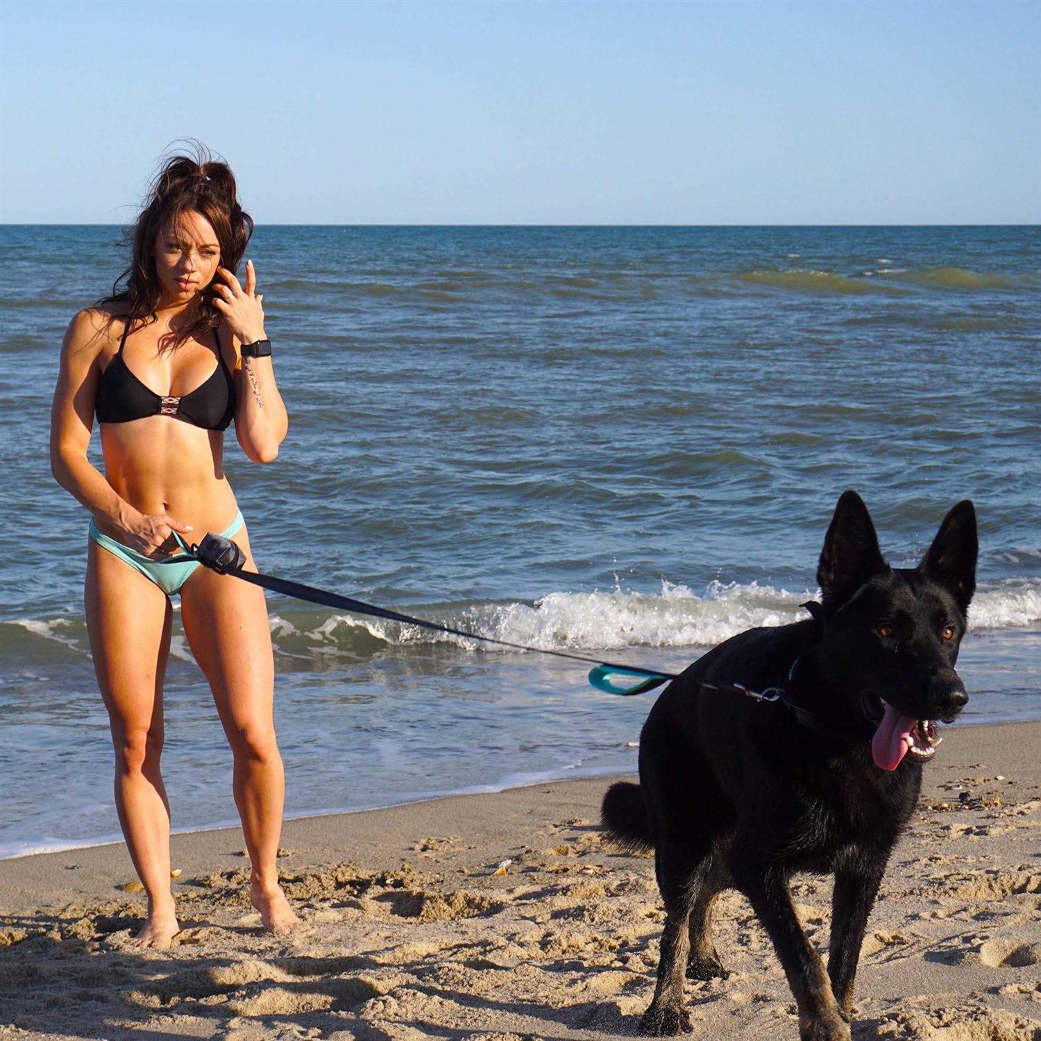 Black Rhino Dog Leash Heavy Duty Medium & Large Dogs Long Leashes