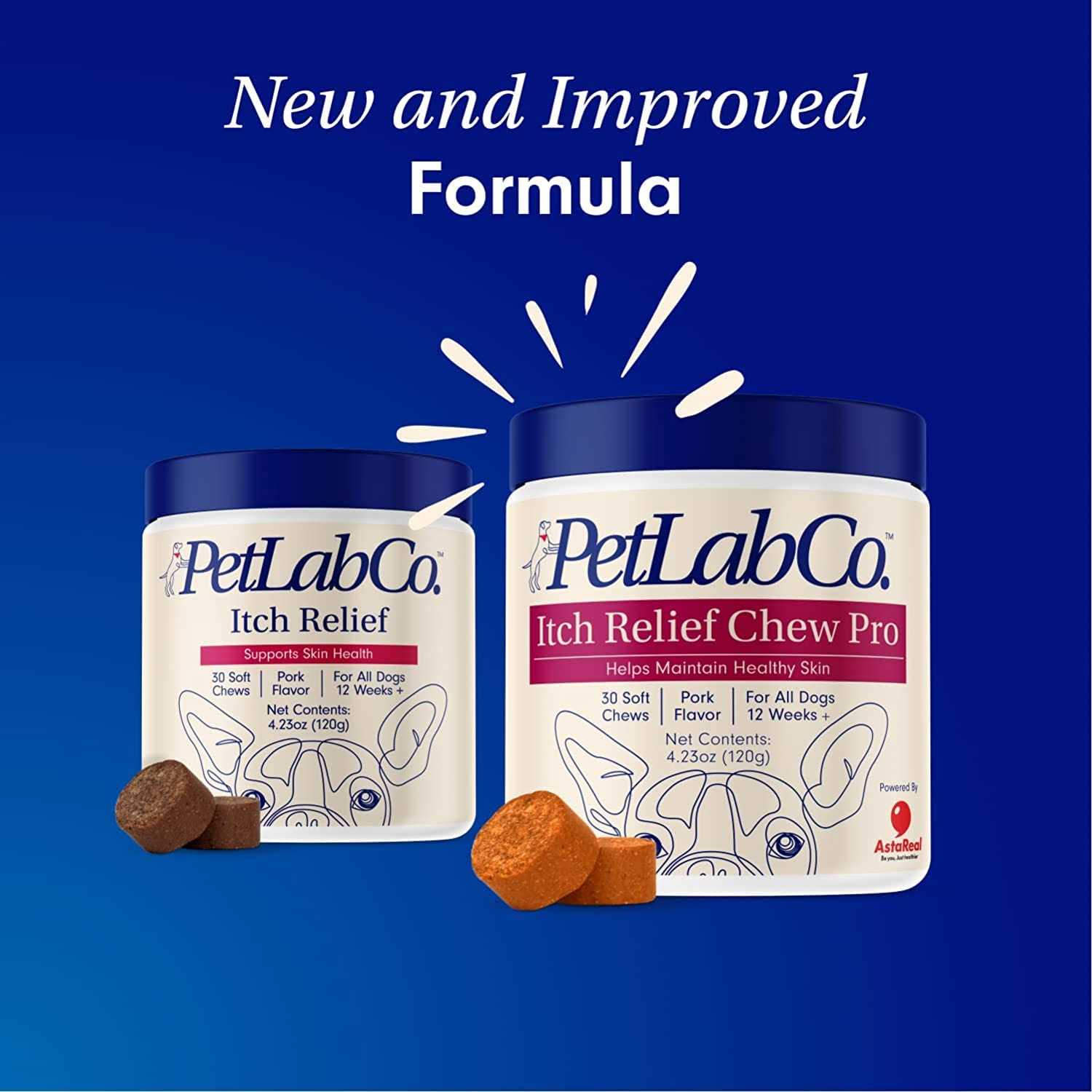 PetLab Co. Itch Relief Chew Pro for Dogs Omega 3 for Dogs Itch Supplement