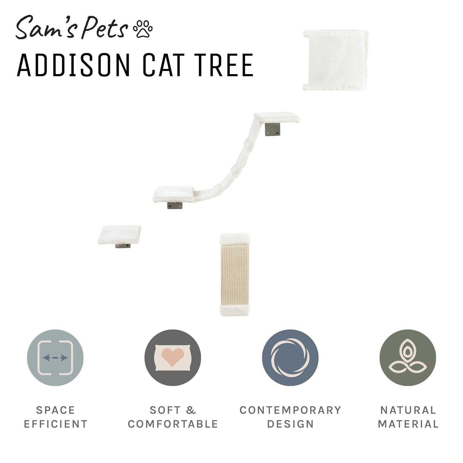 Sam’s Pets Addison Wall Climber Cat Tree