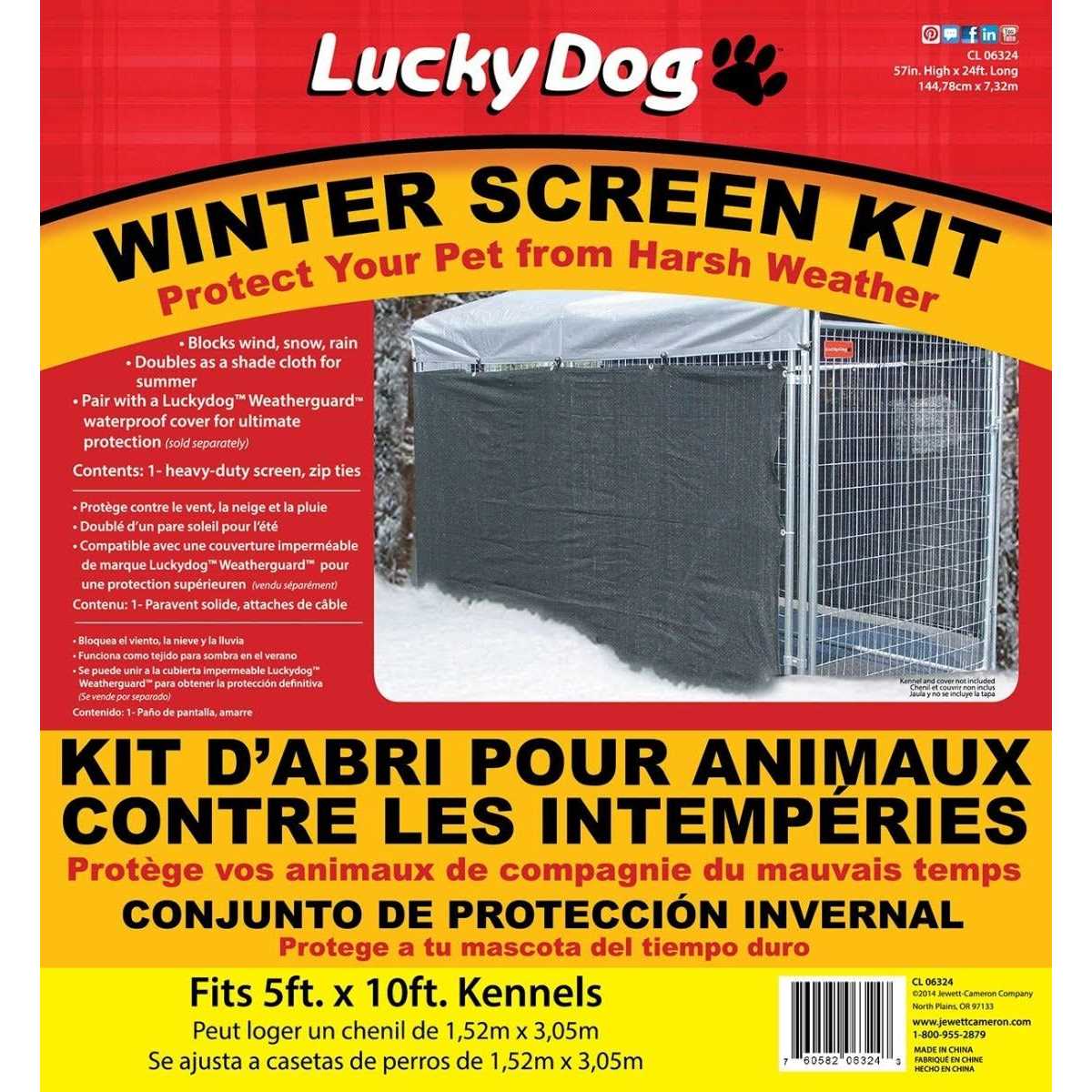 Lucky Dog Winter/Shade Screen Side Cloth