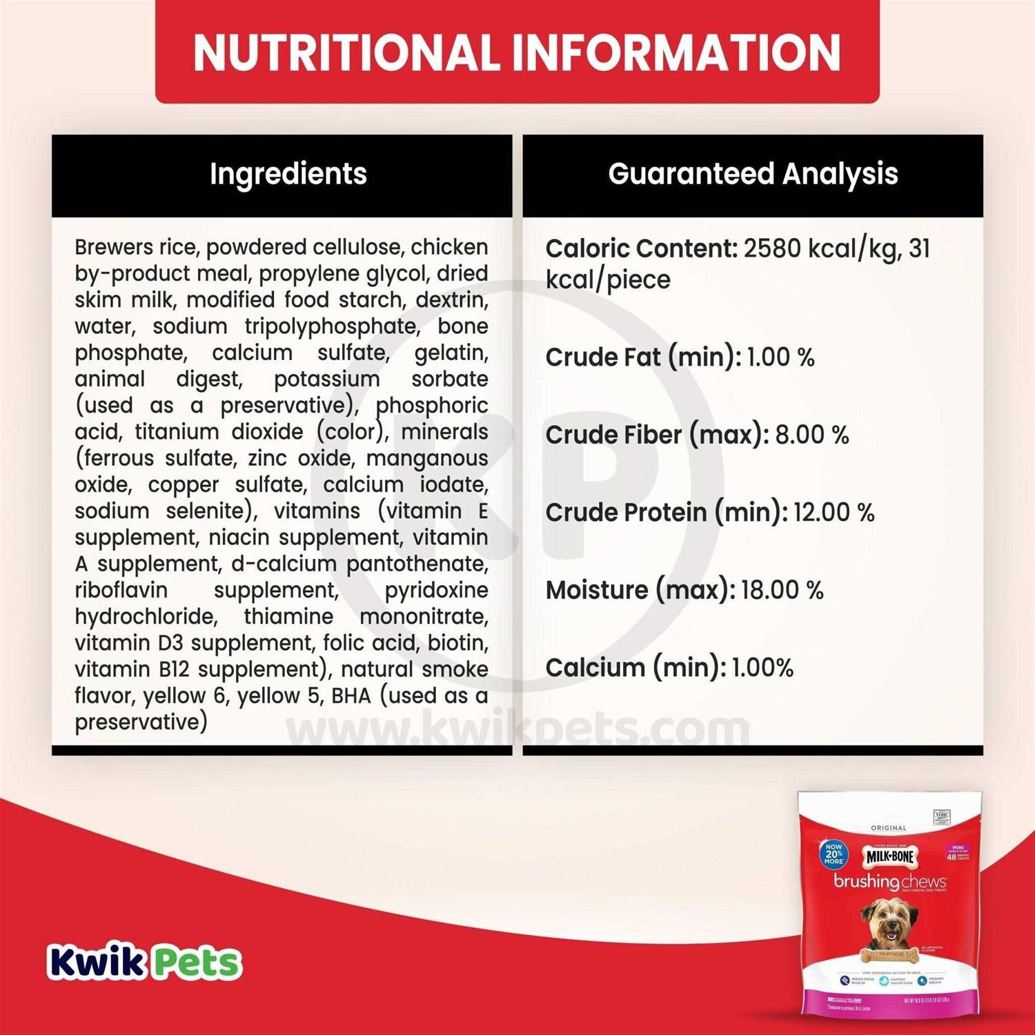 Milk-Bone Brushing Chews Dental Dog Treats