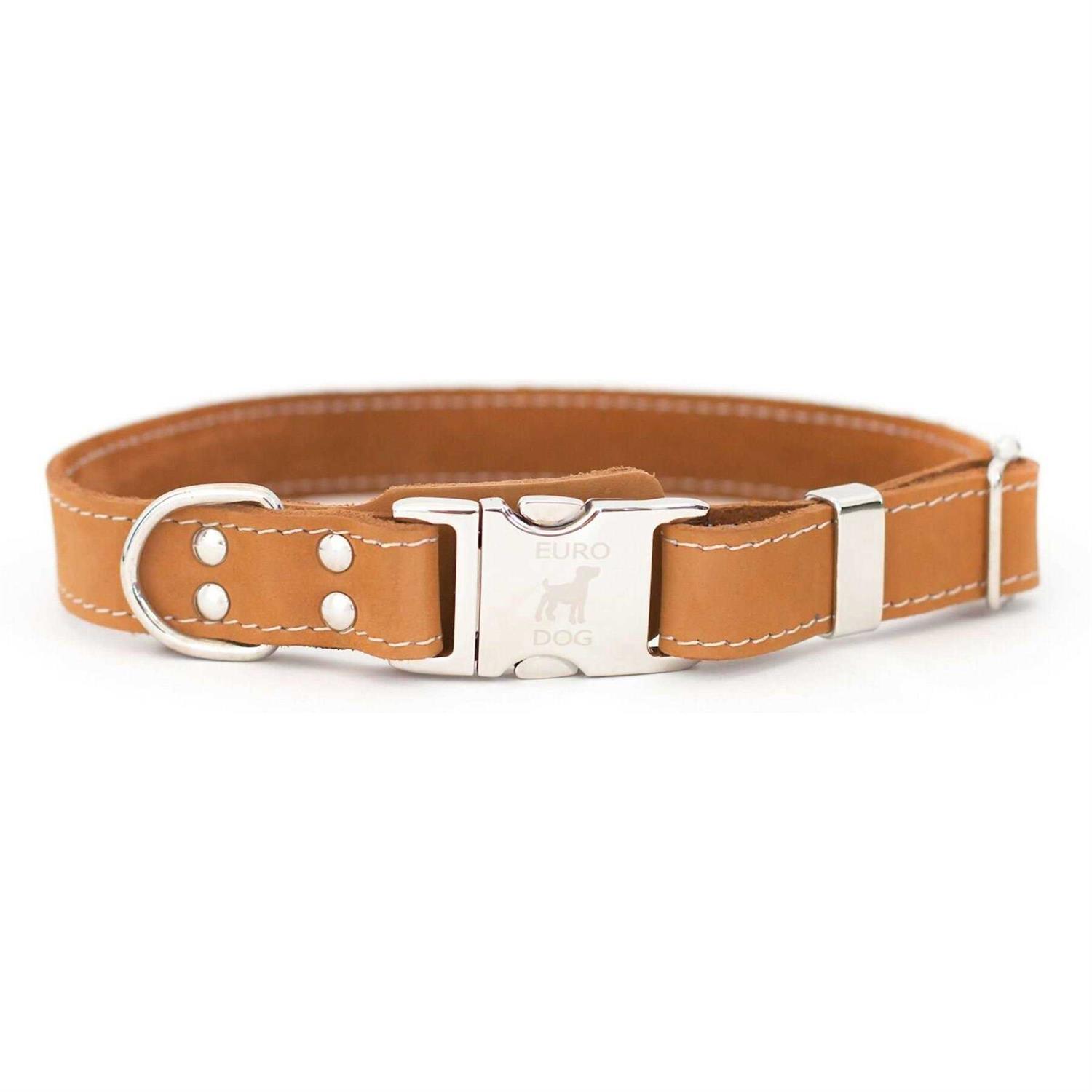 Euro-Dog Luxury Soft Leather Collar