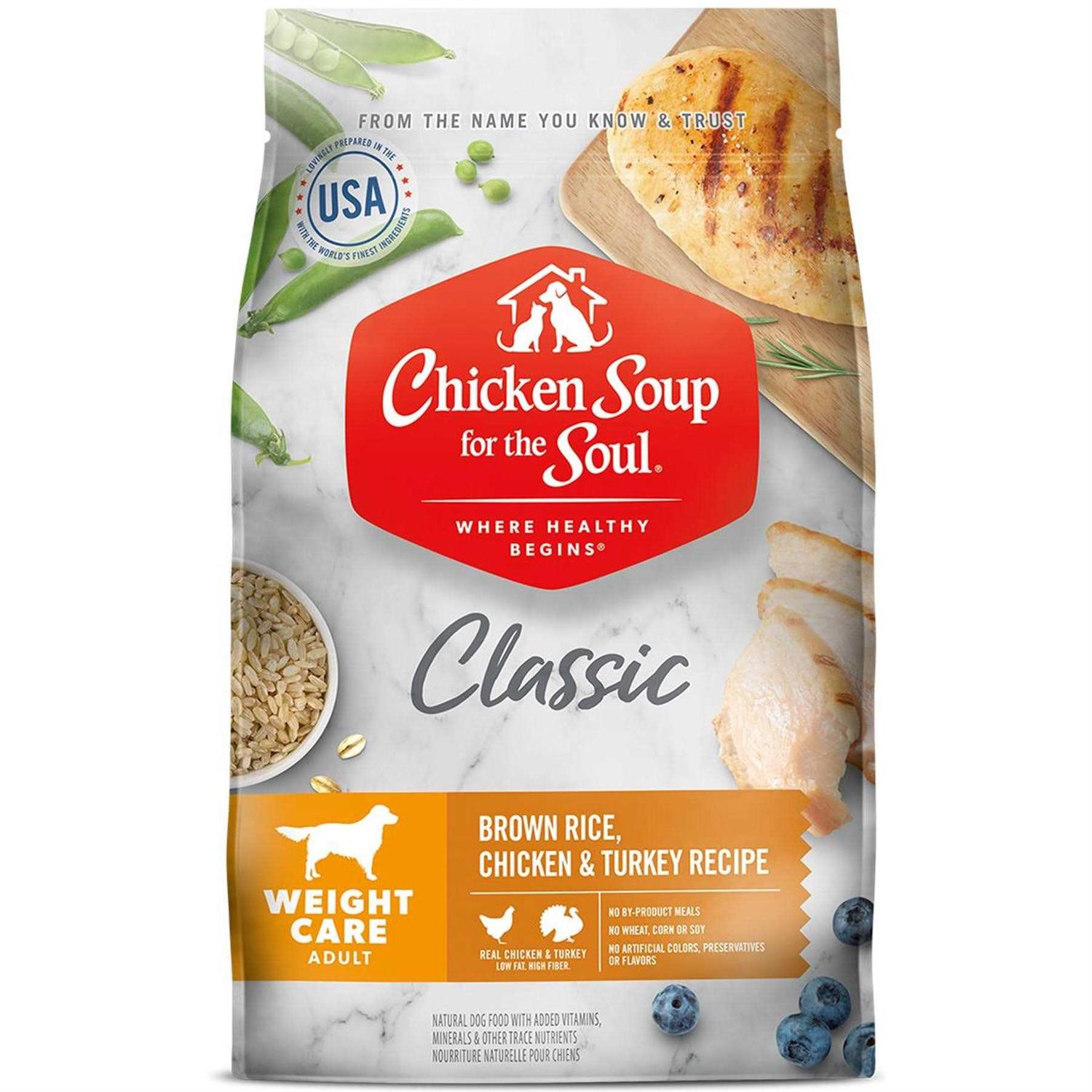 Chicken Soup for The Soul Chicken Turkey Brown Rice Dry Dog Food
