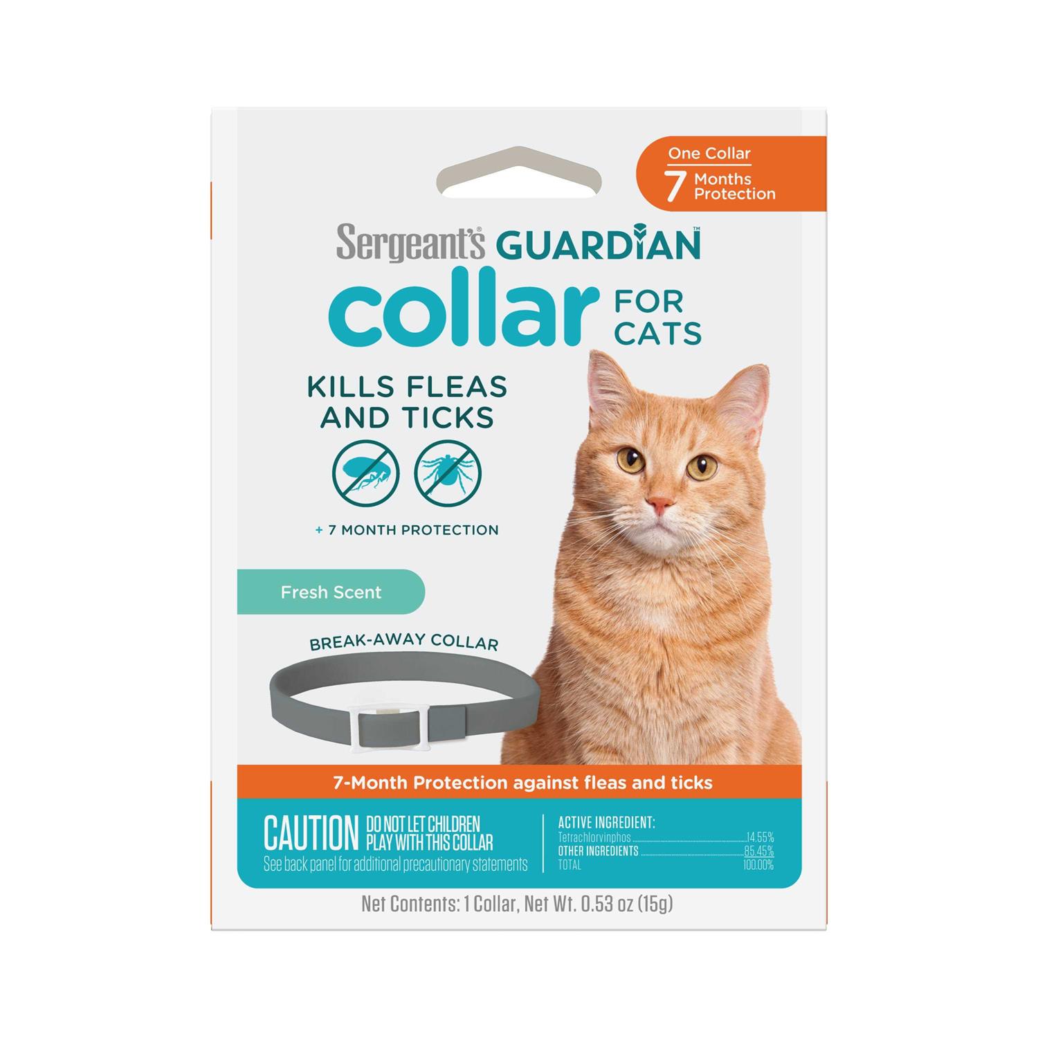 Sergeant’s Guardian Flea & Tick Collar for Cats