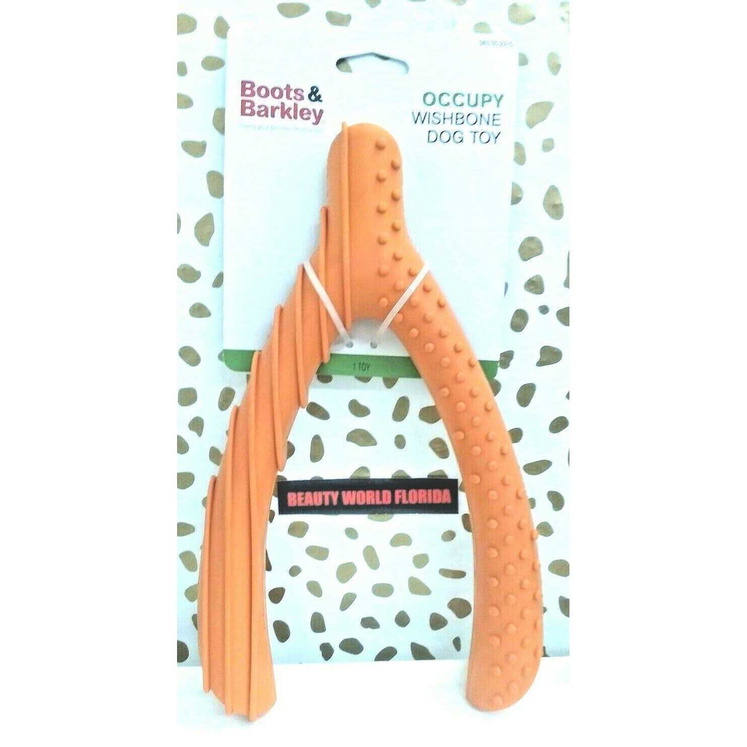 Boots & Barkley Rubber Wishbone Dog Toy