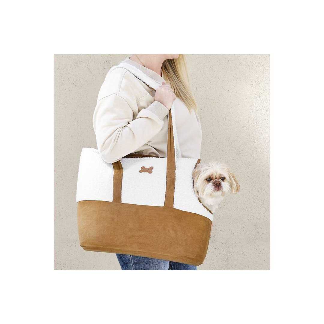 Koolaburra Faux Suede & Sherpa Pet Carrier