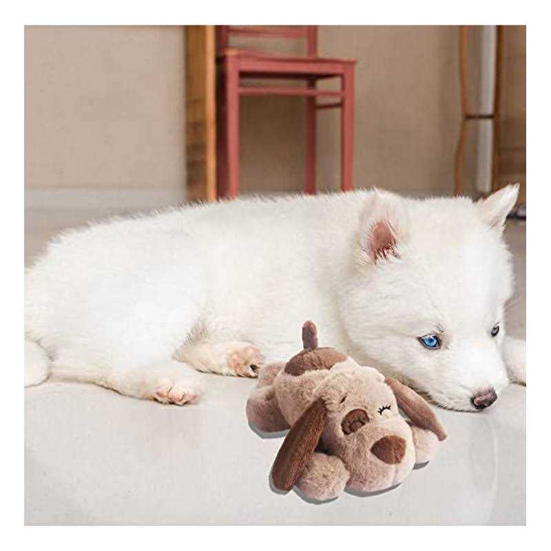 BEVERLYSHARK Beverly Shark Puppy Heartbeat Toy Dog Anxiety Relief Calming Aid Puppy Heartbeat Stuffed Animal Behavioral Training Sleep Aid Comfort