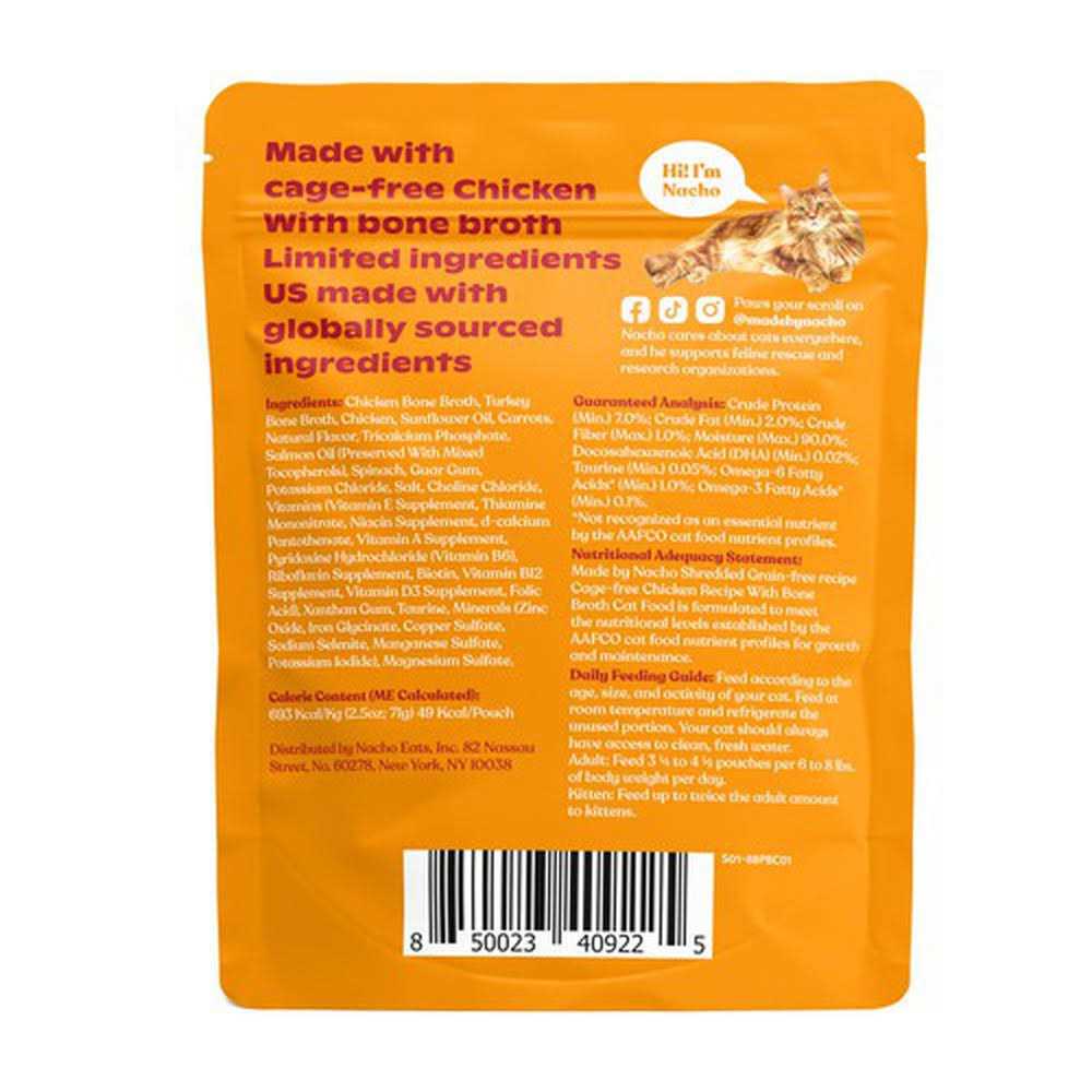 Made By Nacho Digestive Support Cage-Free Chicken Puree Meal Topper with Bone Broth