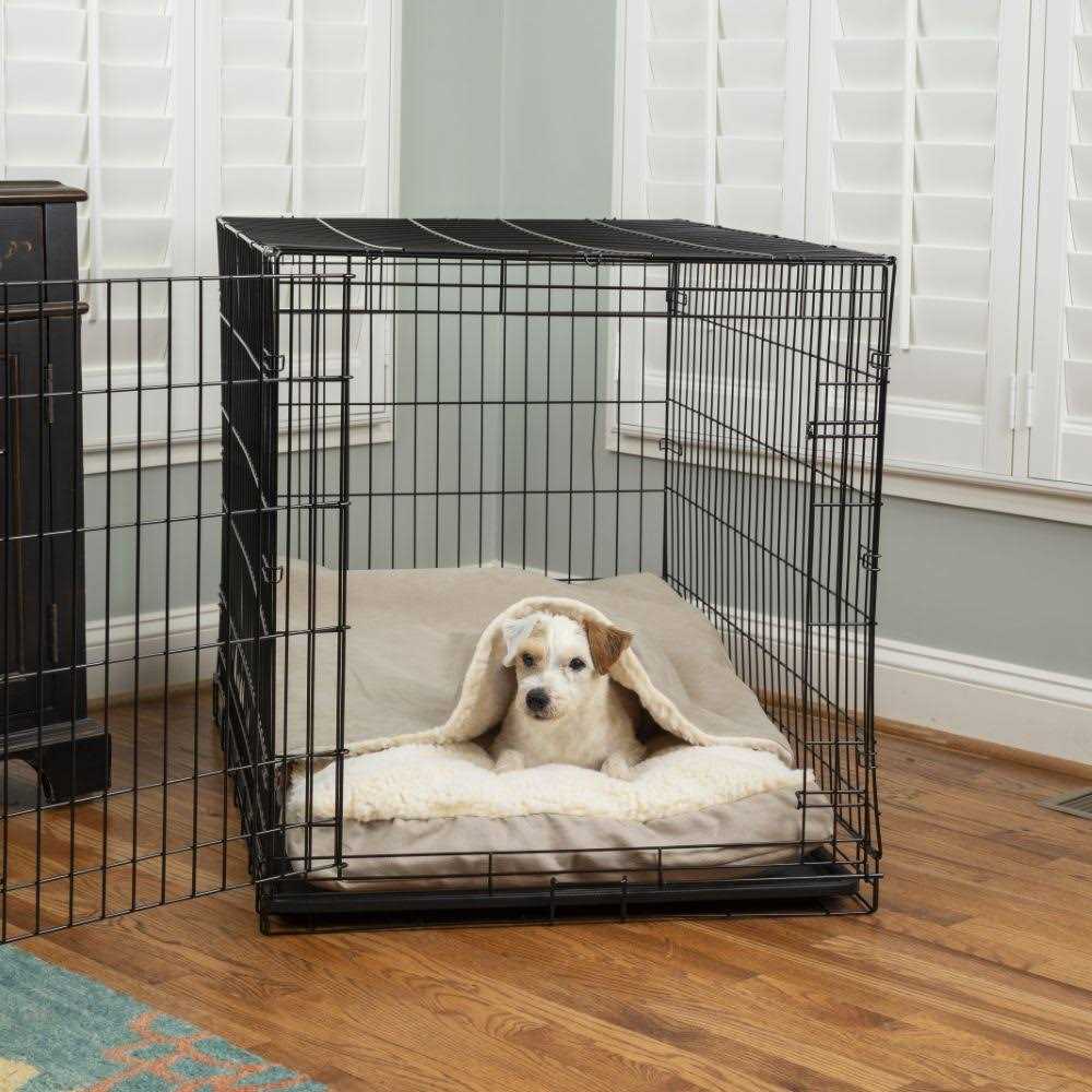 Snoozer Luxury Cozy Cave Crate Pet Bed with Microsuede