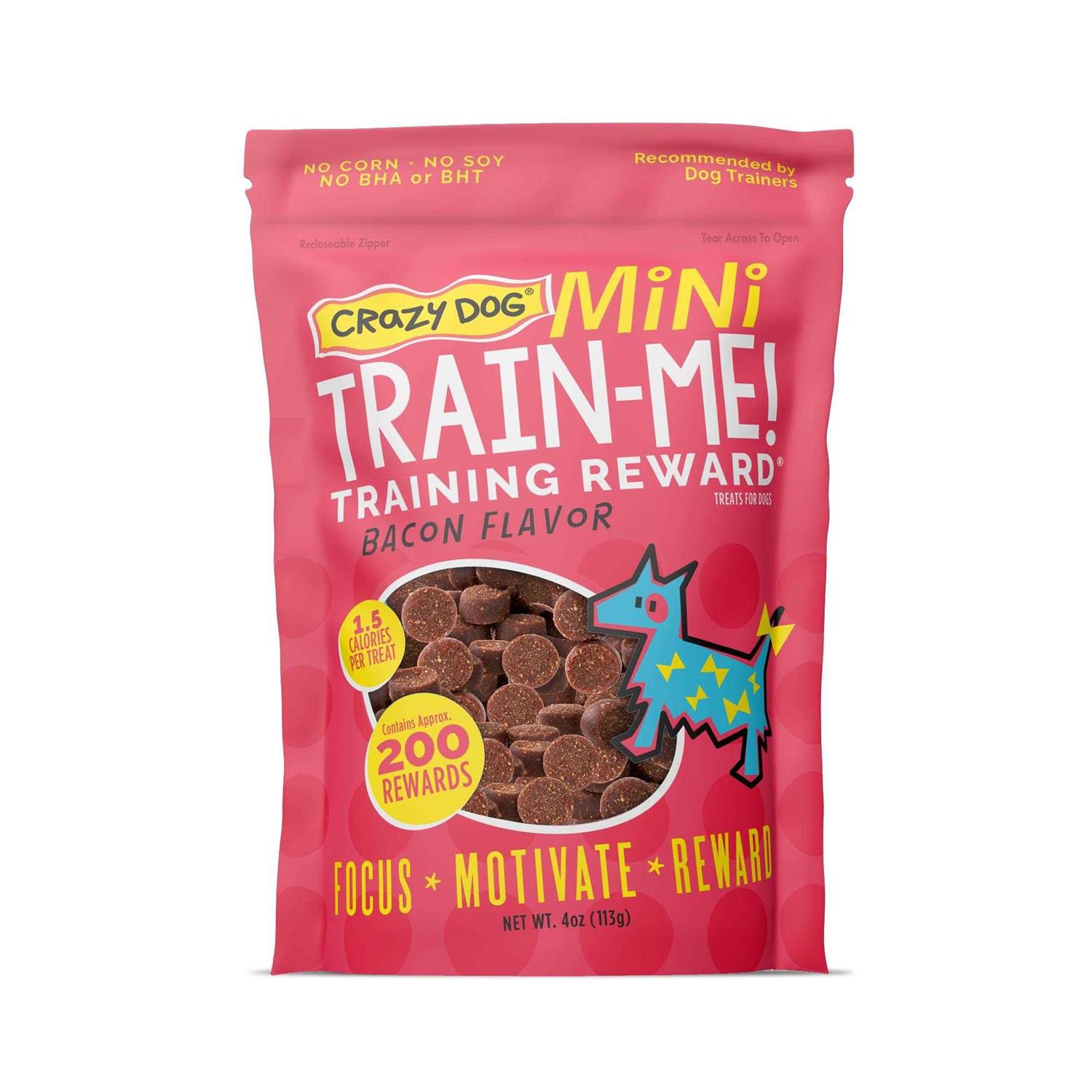 Crazy Dog Train-Me! Mini Bacon Treats