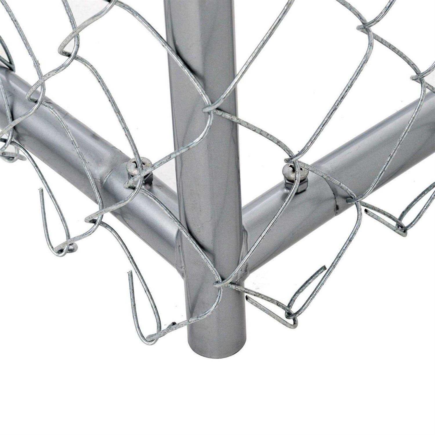 Lucky Dog Galvanized Chain Link Kennel