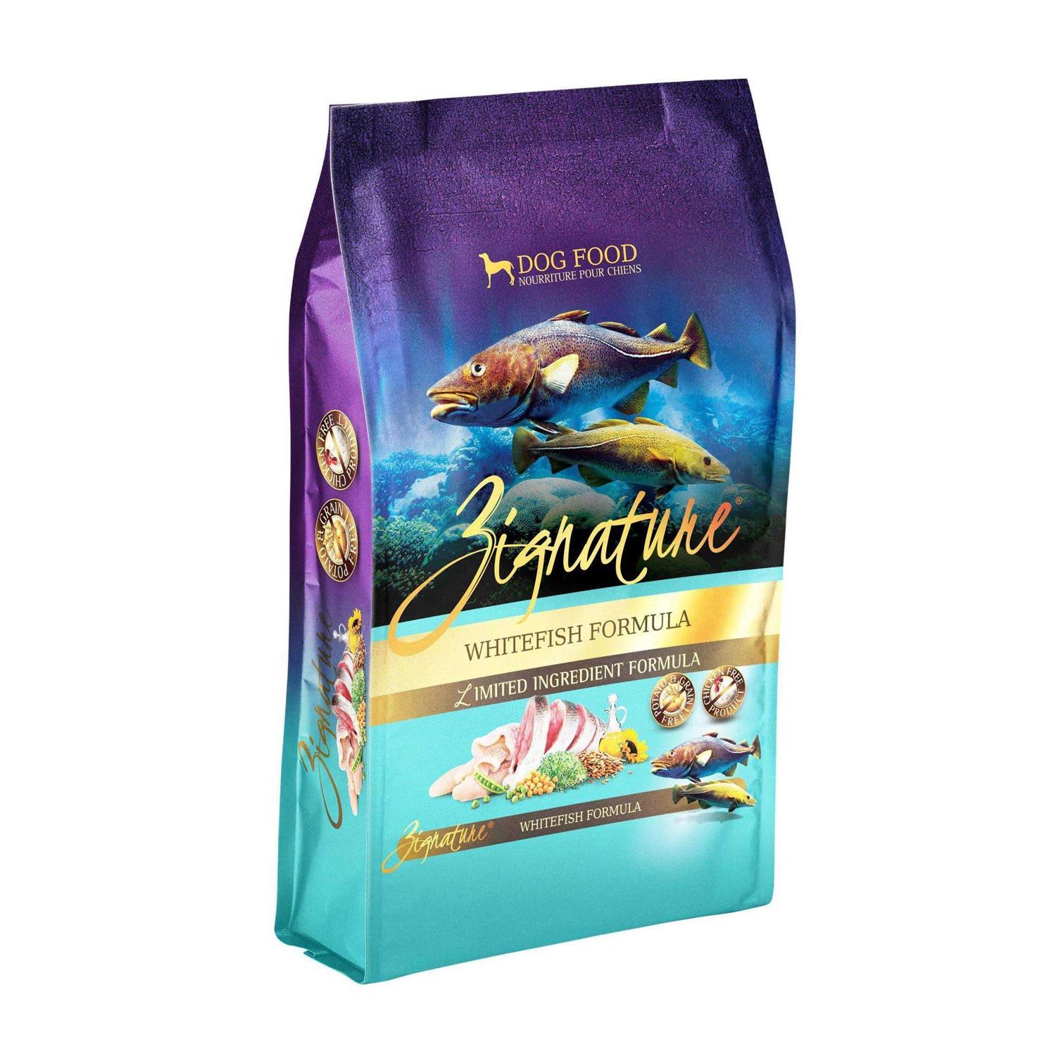Zignature Limited Ingredient Whitefish Formula Dry Dog Food