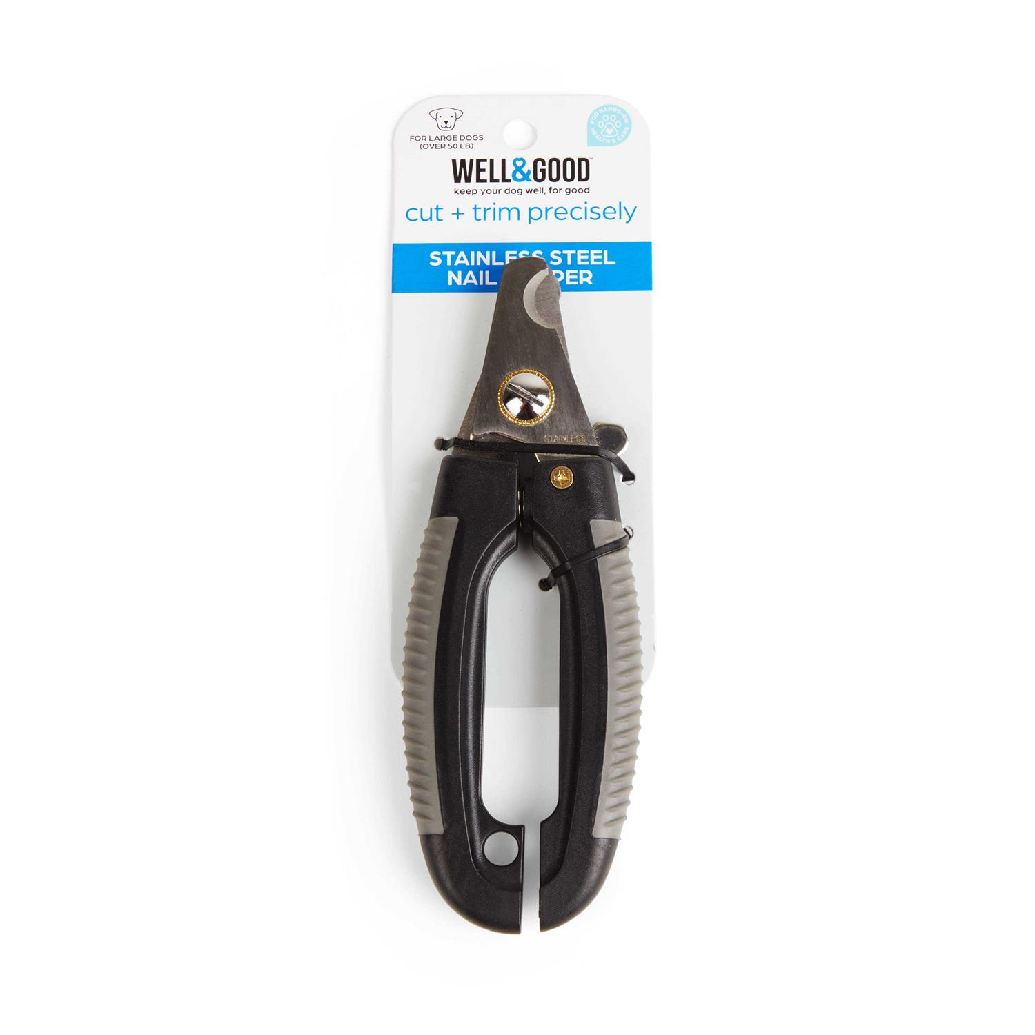 Well & Good Stainless Steel Nail Clippers for Large Dogs