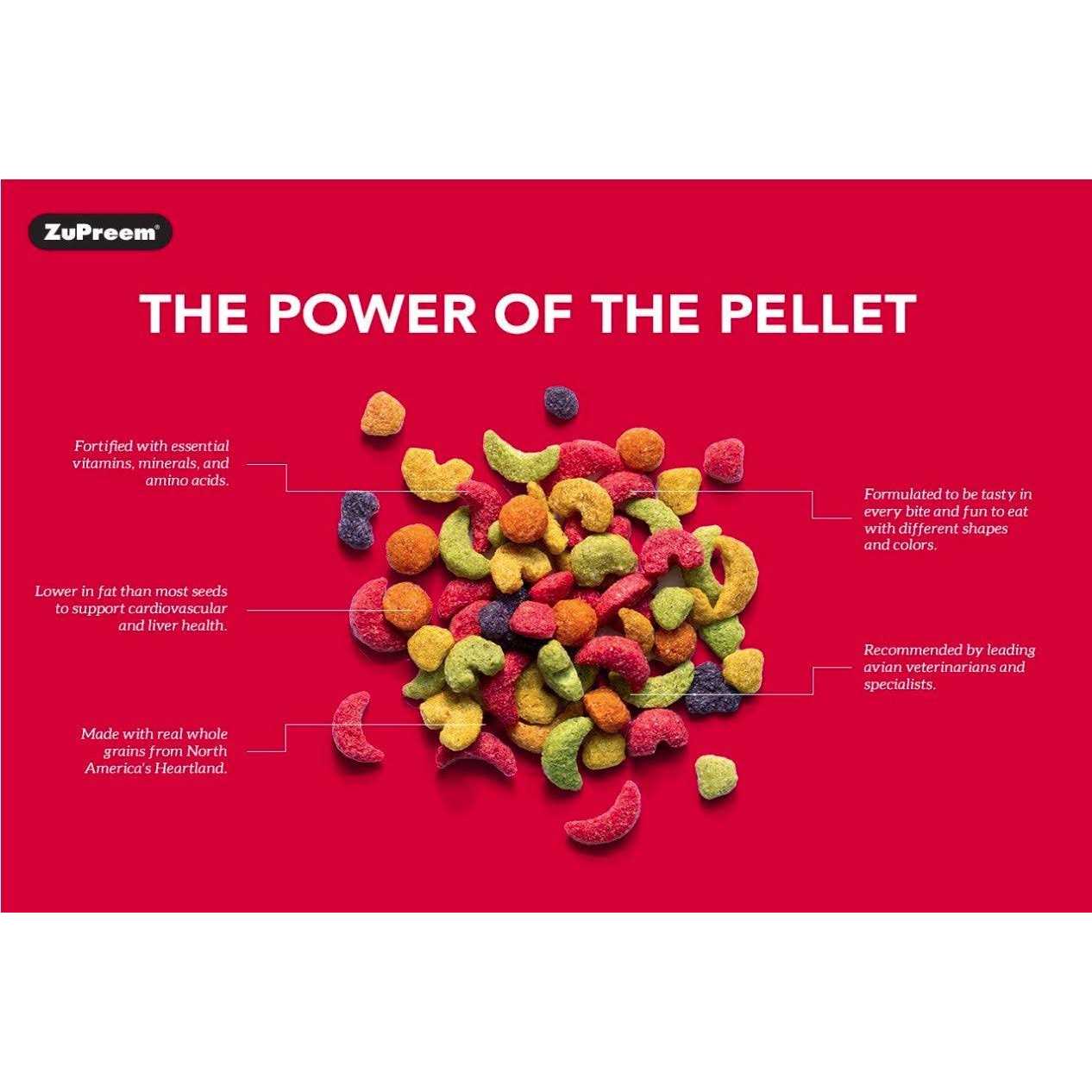 ZuPreem Smart Selects Bird Food for Medium Birds