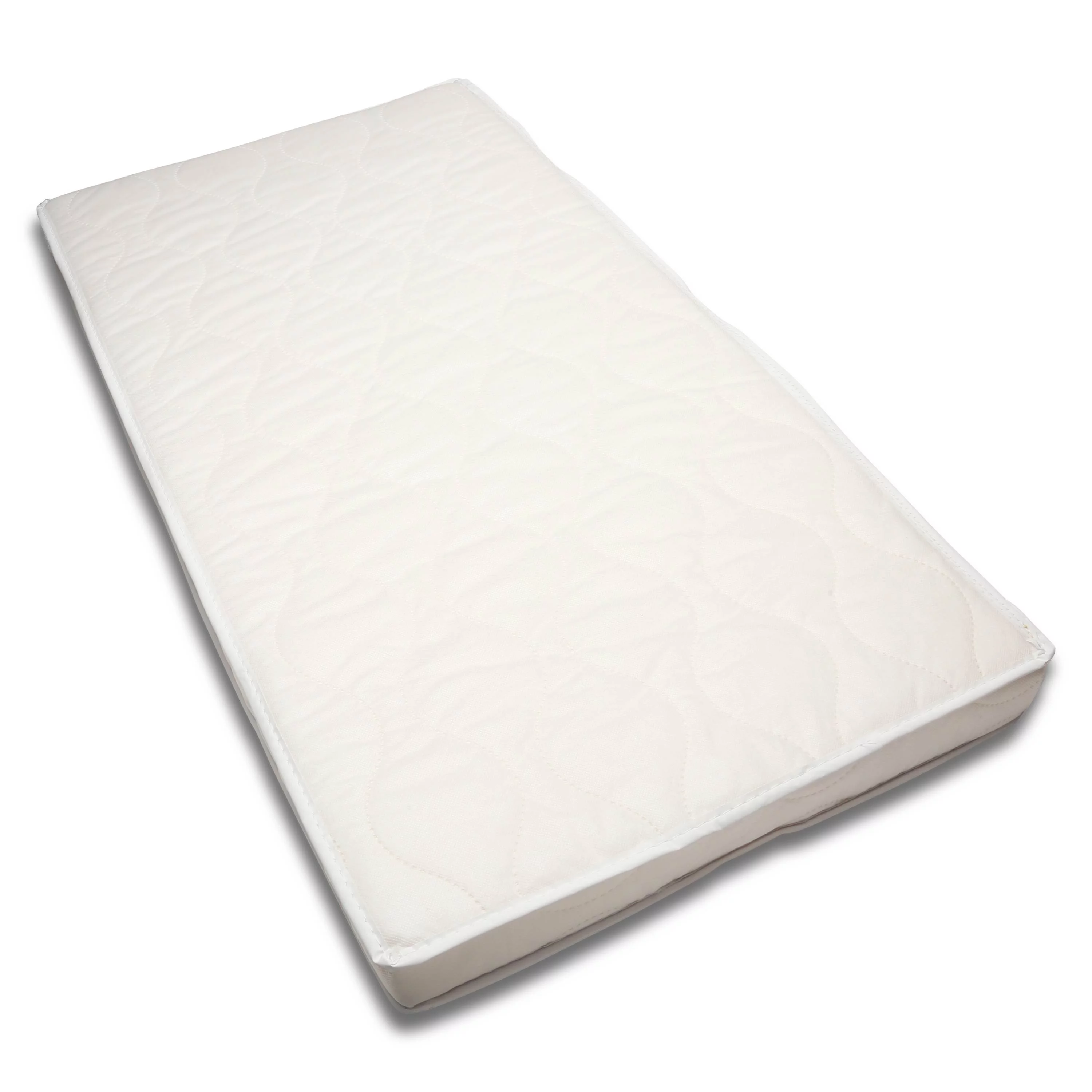 First Essentials Baby Bassinet Cradle Mattress Oblong 12" x 26" Foam ...