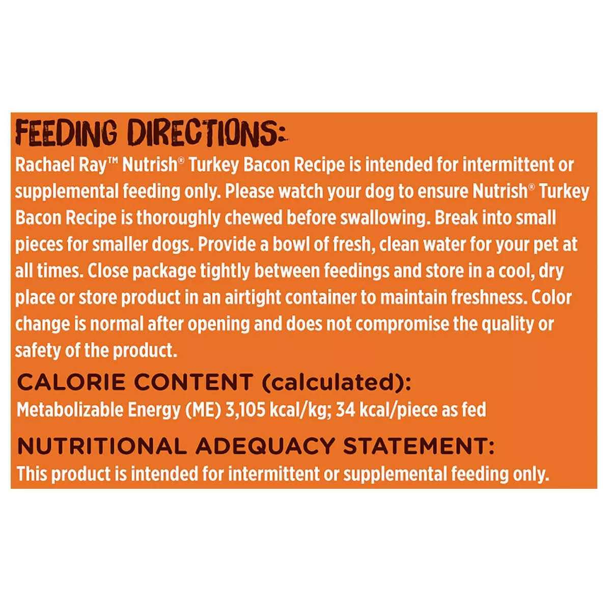 Rachael Ray Nutrish Dog Treats Hickory Smoked Turkey Bacon Recipe