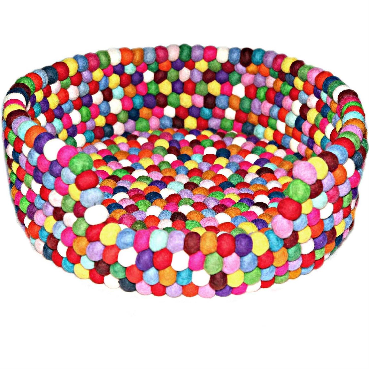 Durkha Premium Felt Bolster Dog Bed