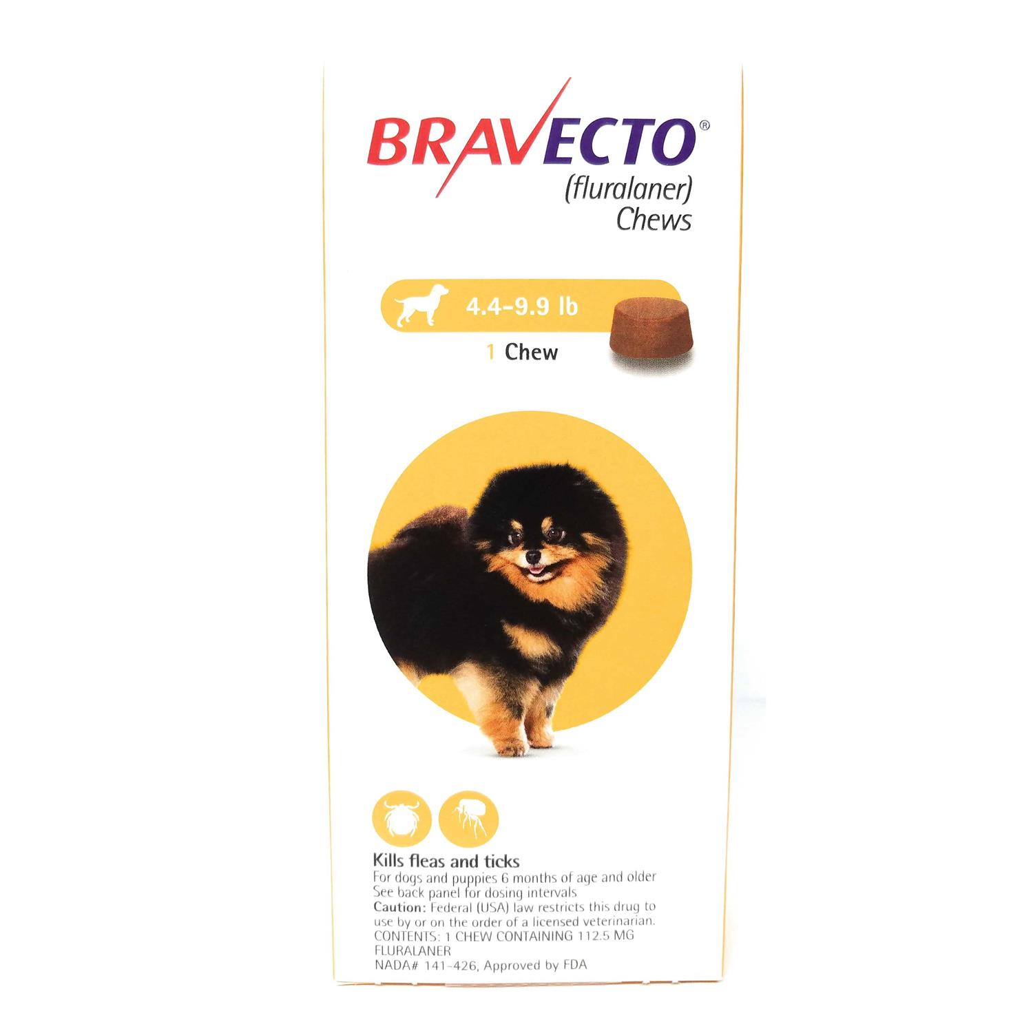 Bravecto Chews for Dogs 4.4-9.9 lbs