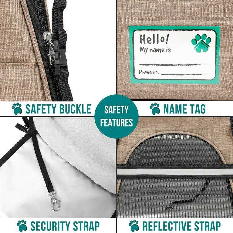 PetAmi Premium Airline Approved Soft Sided Pet Carrier