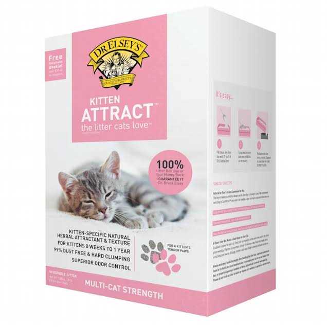Dr. Elsey’s Kitten Attract Clumping Clay Cat Litter