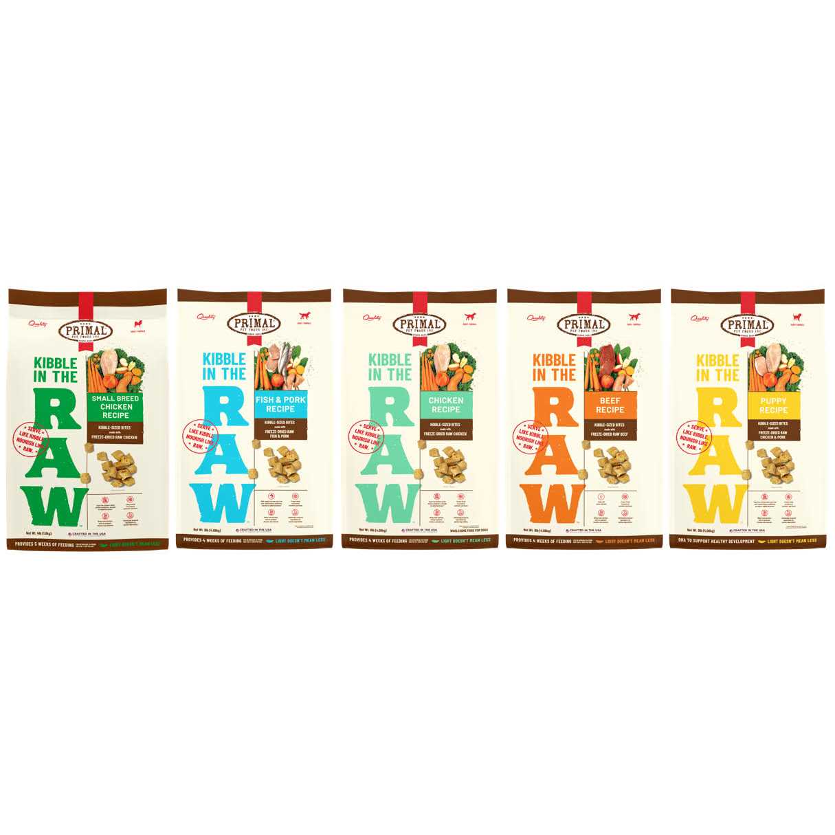 Primal Kibble in The Raw Chicken Dog Food