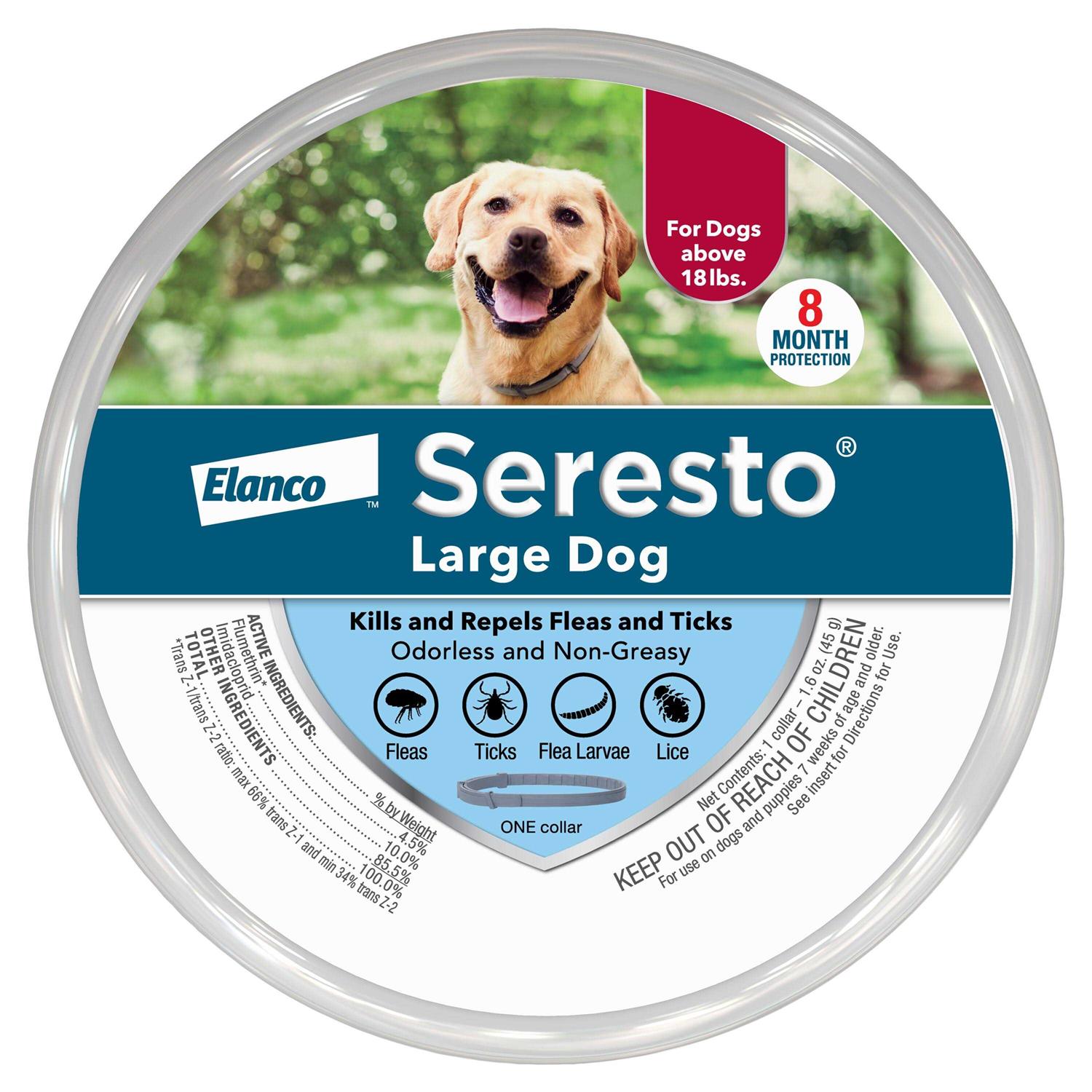 Bayer Seresto Flea and Tick Collar for Dogs