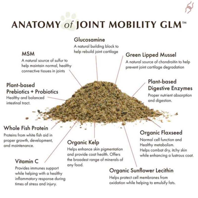 Wholistic Pet Organics Joint Mobility with Green Lipped Mussel