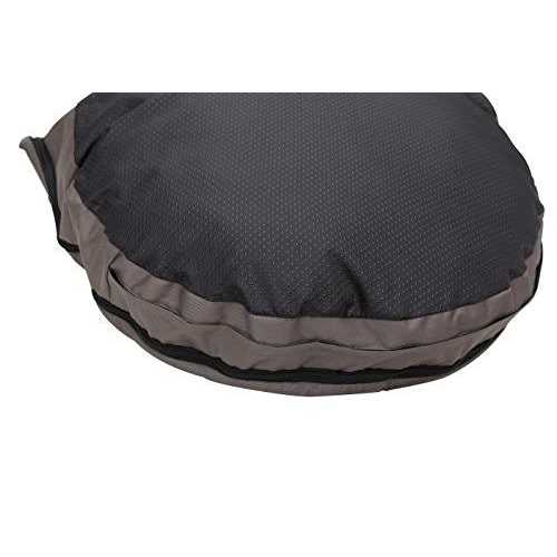 Long Rich Durable Oxford to Sherpa Pet Cave and Round Pet Bed, 25, with Removable Top and Insert